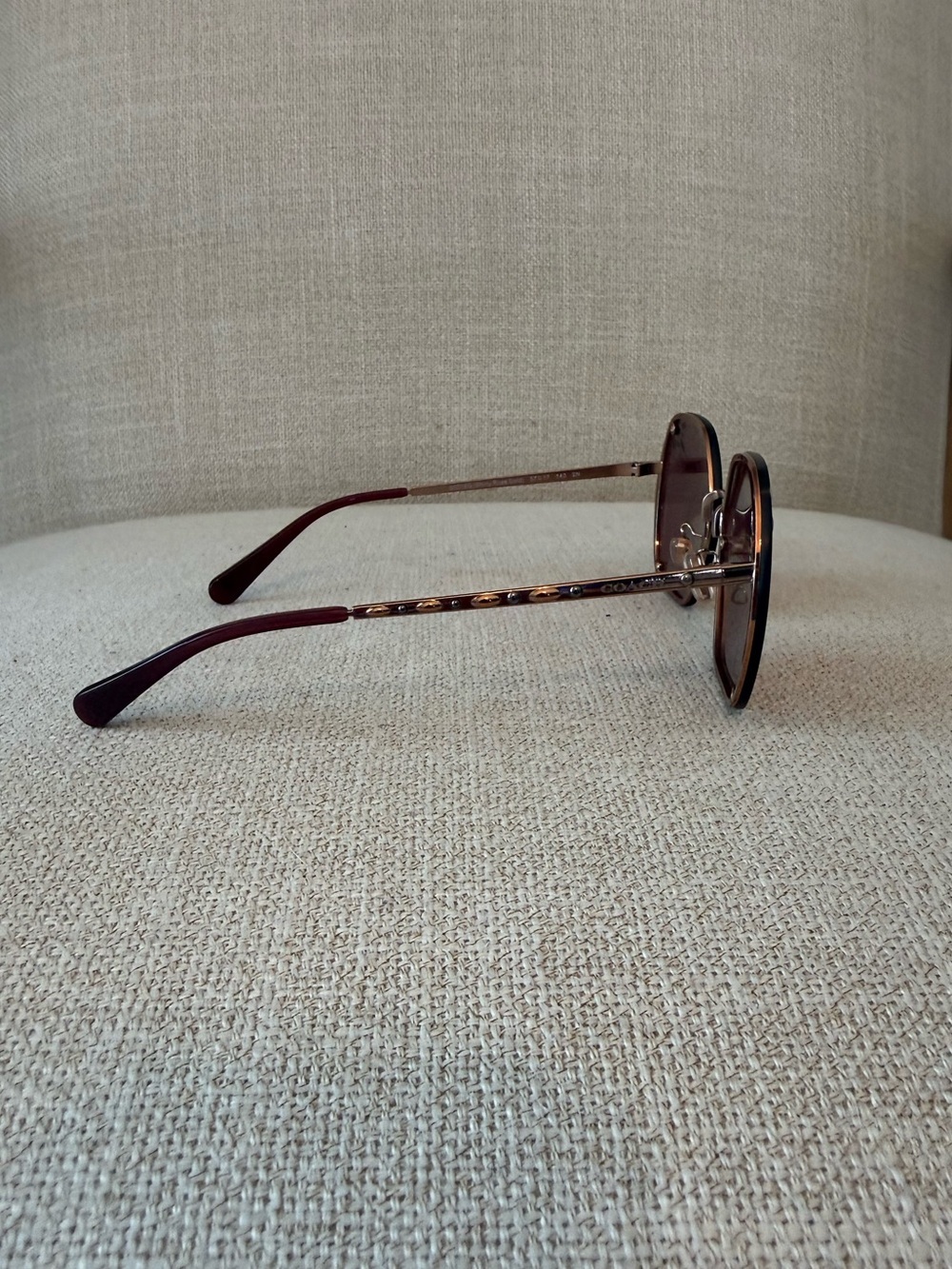 Coach Prairie Rivets Hexagon Sunglasses - Picture 2 of 10